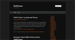 Desktop Screenshot of ecathome.eu